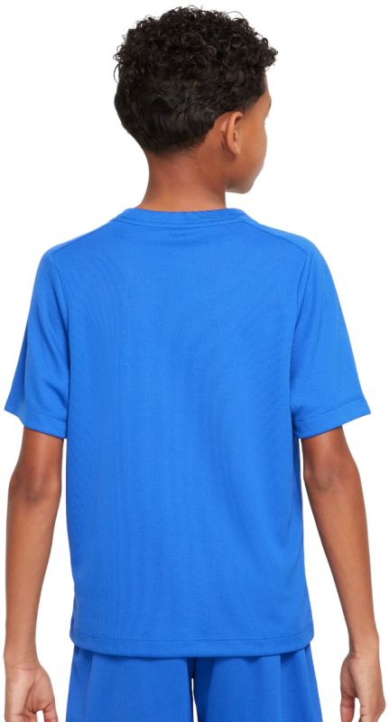 Nike Boys Multi Dri-FIT Short-Sleeve Top - game royal/white