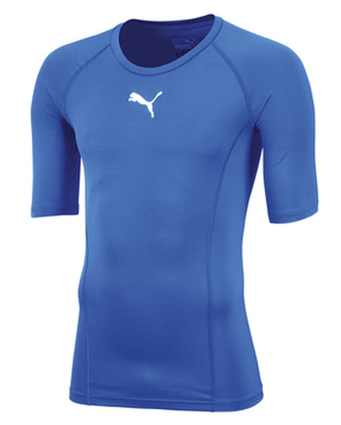 Puma Liga Baselayer Tee SS - electric blue lemonade