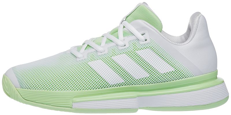 Adidas SoleMatch Bounce W - cloud white/cloud white/glow green