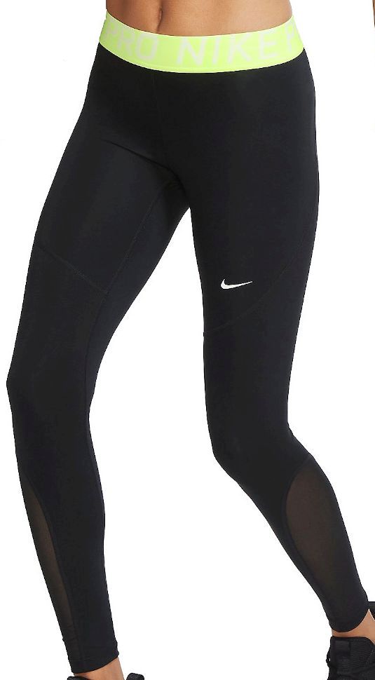 Nike Pro Women's Tights - black/volt/white