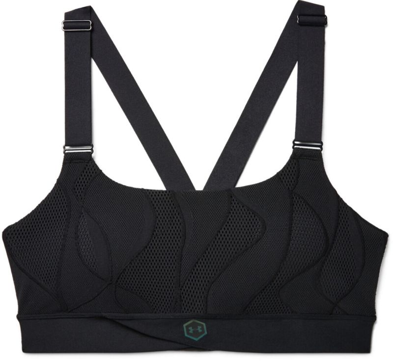 Under Armour Rush Vent Mid Bra - black