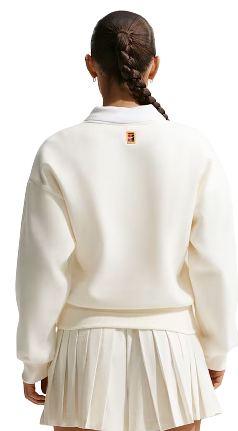 Nike Court Collection Crew-Neck Tennis - sail/midnight navy Nike Court Collection Crew-Neck Tennis - sail/midnight navy