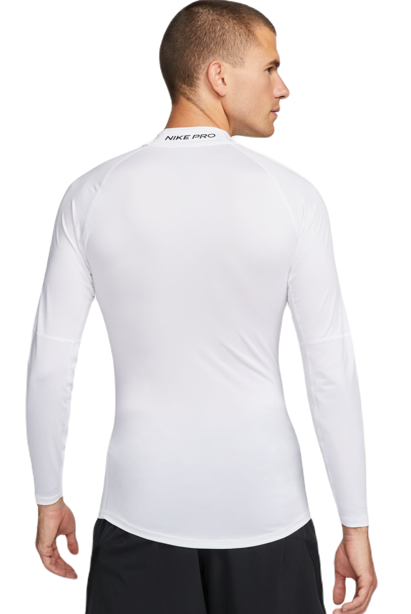 AURORA_FB7908-100_PHSFM001-2000 Nike Pro Dri-FIT Fitness Mock-Neck Long-Sleeve - white/black