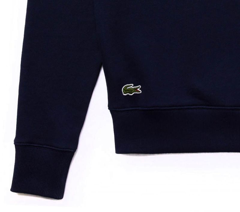 Lacoste Unisex LIVE Embroidered Tennis Sweatshirt - bleu marine/white