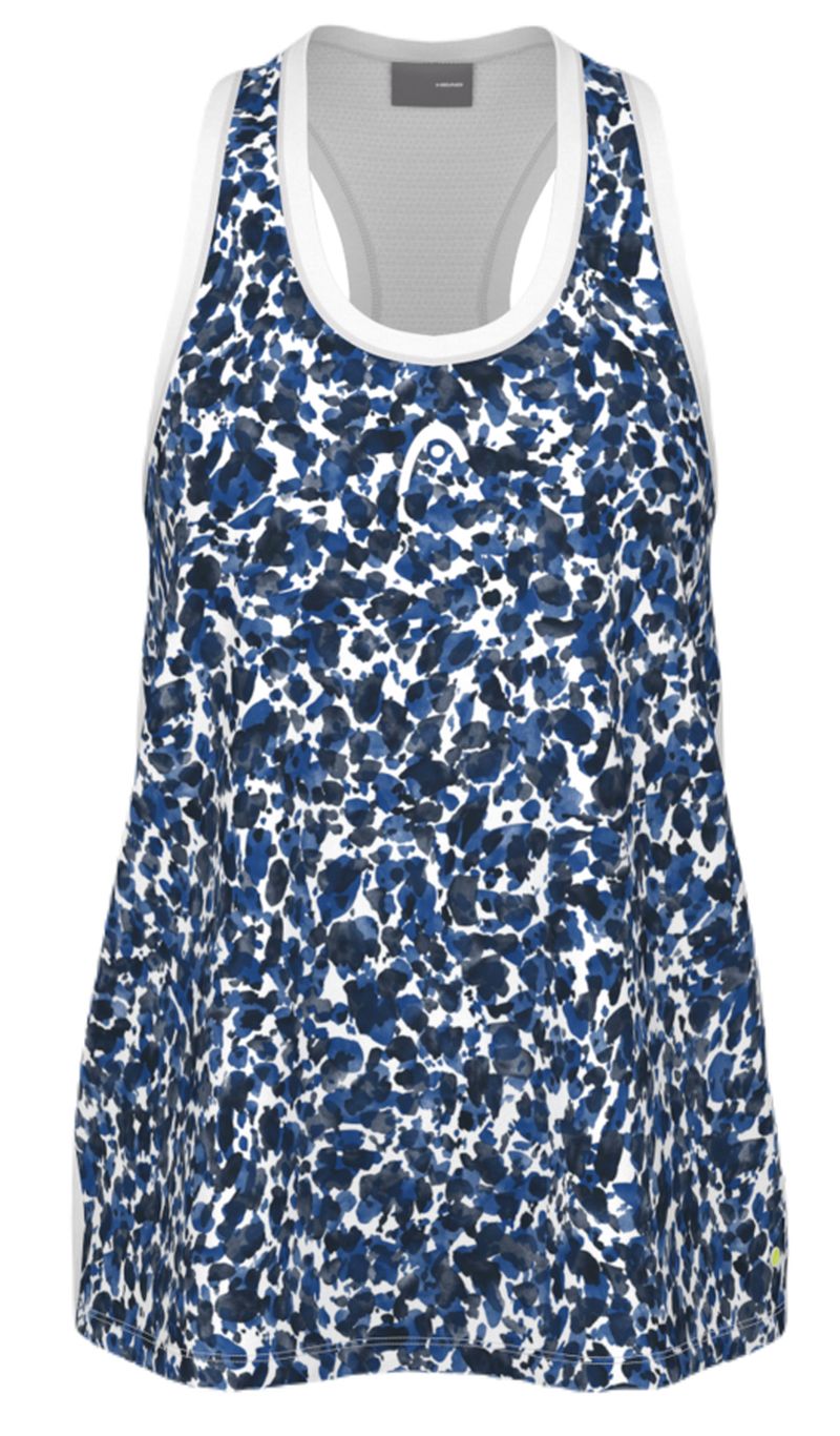 Head Agility Tank top - print vision white/royal Head Agility Tank top - print vision white/royal