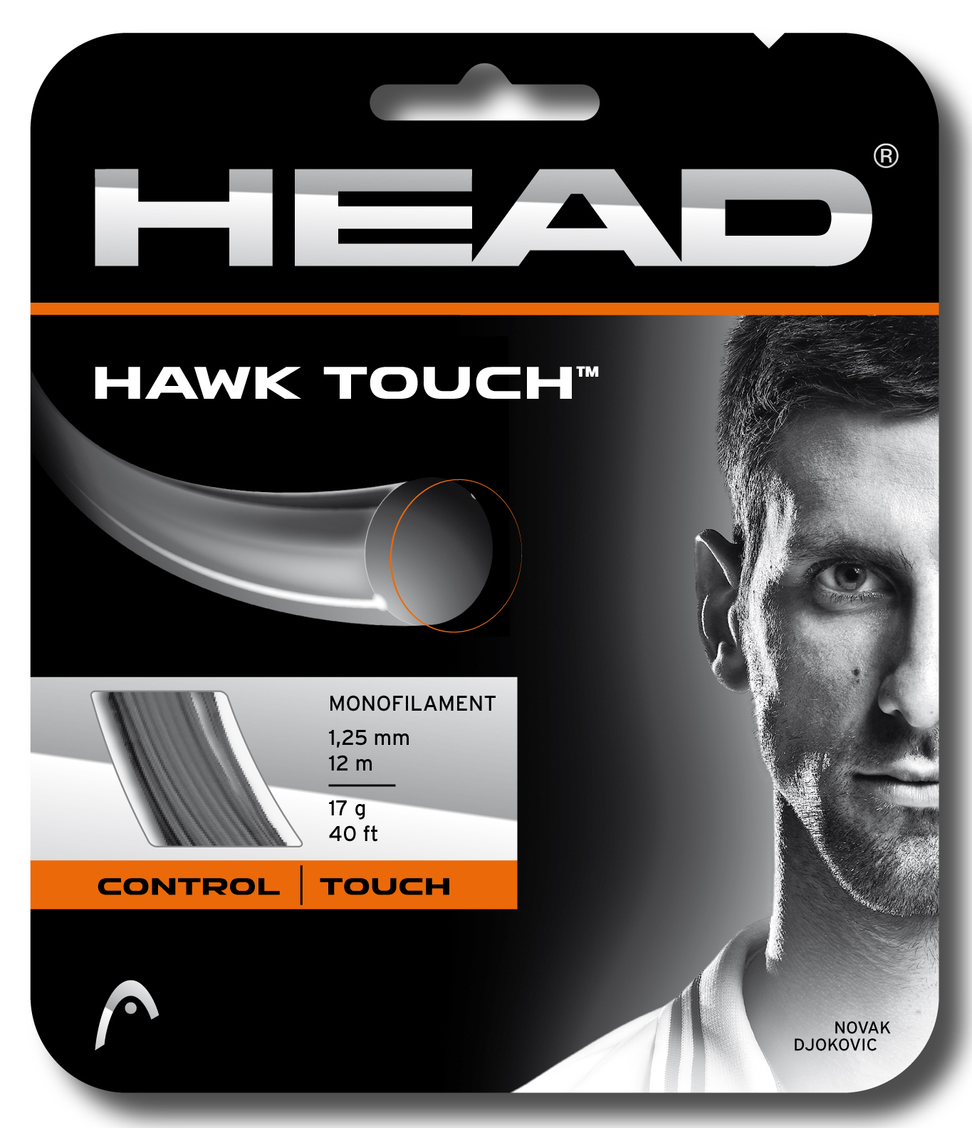 Head HAWK Touch 1.25 mm (12 m) - anthracite (Polecamy)