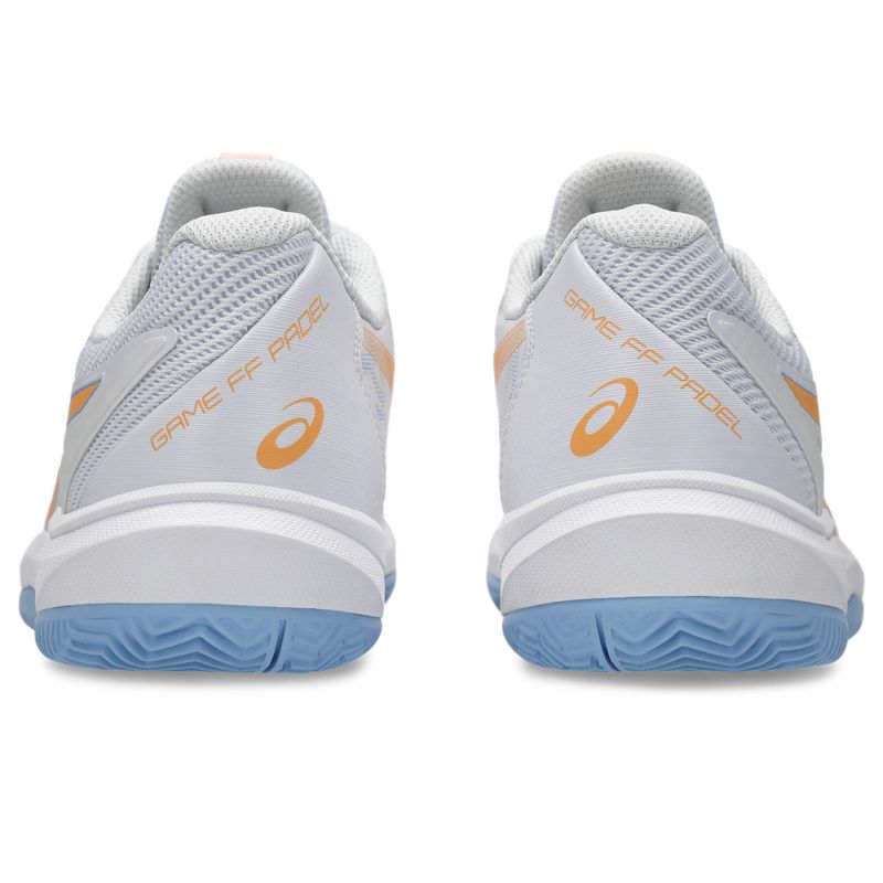 Asics Game FF Padel - white/orange glow
