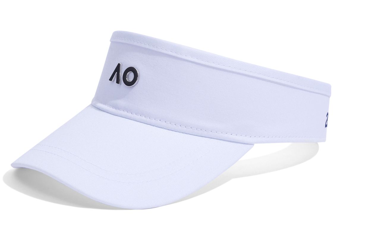 Australian Open Adults Core Visor (OSFA) - white