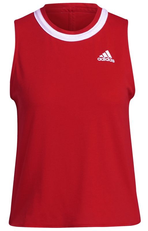Adidas Club Knot Tank W - vivid red/white