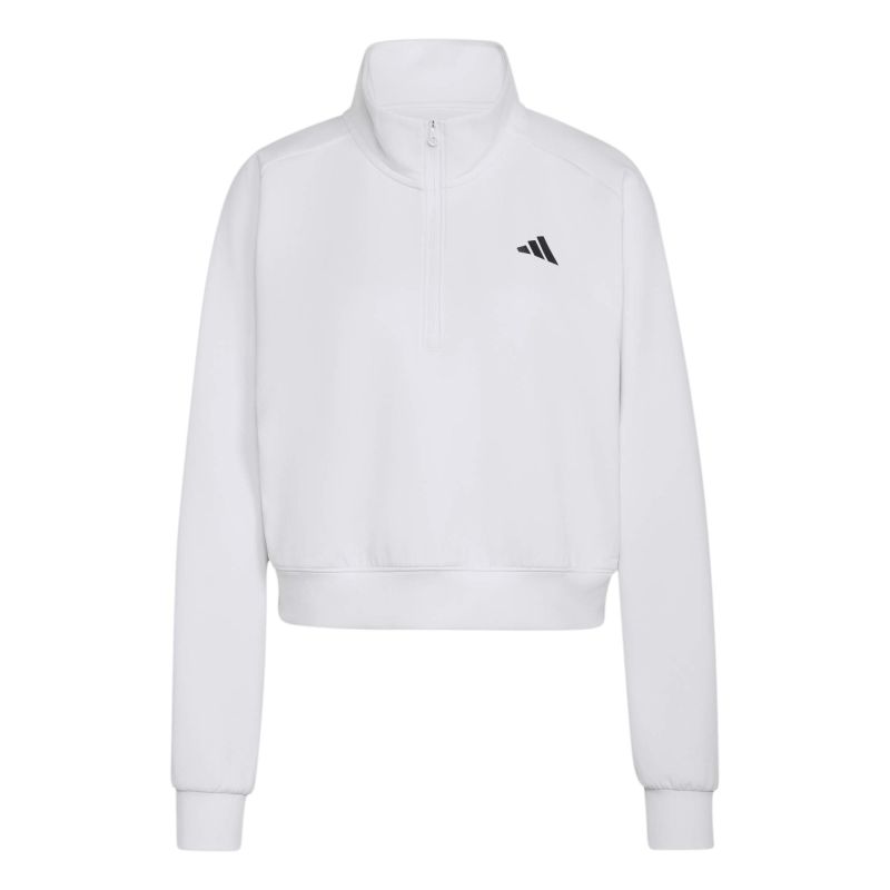 Damska bluza Adidas Cover Up Half Zip - white