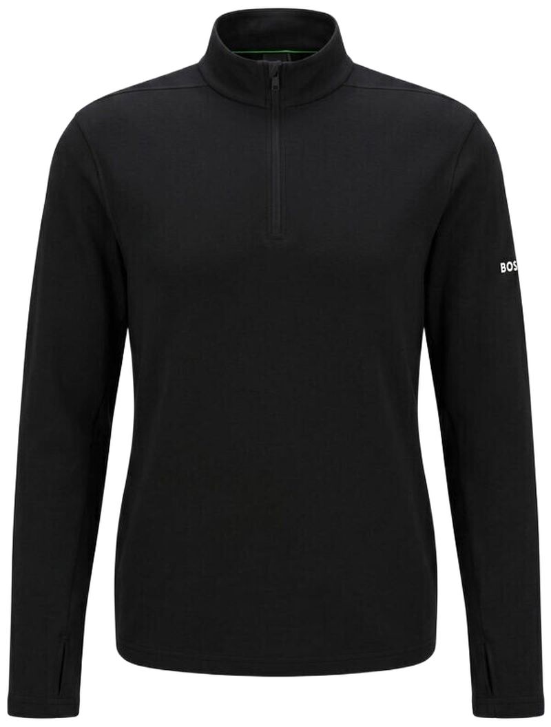 Męska bluza BOSS Active Stretch Sweatshirt - black