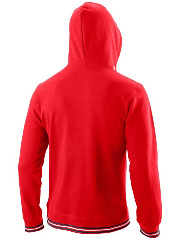 Wilson Chi Script PO Hoody-Slimfit M - wilson red