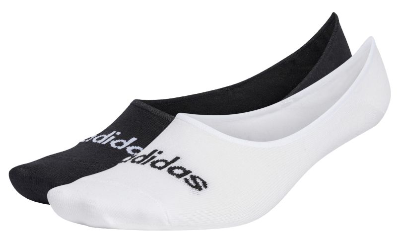 HT3448_1_HARDWARE_Photography_Side-Center-View_white Adidas Thin Linear Ballerina Socks 2P