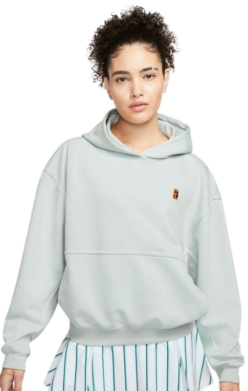 Nike Court Fleece Tennis Hoodie W - grey haze Nike Court Fleece Tennis Hoodie W - grey haze