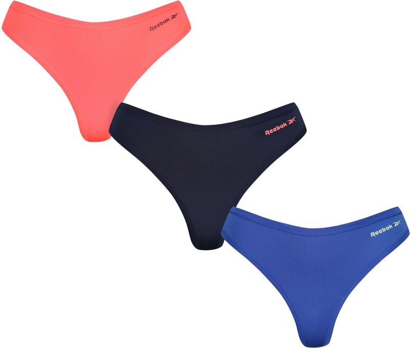 Reebok Womens Thong AGATHA 3P - court blue/orange flare/vector navy