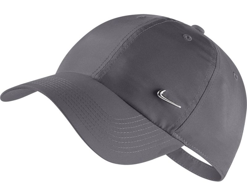 Nike H86 Metal Swoosh Cap - dark grey/mettalic silver