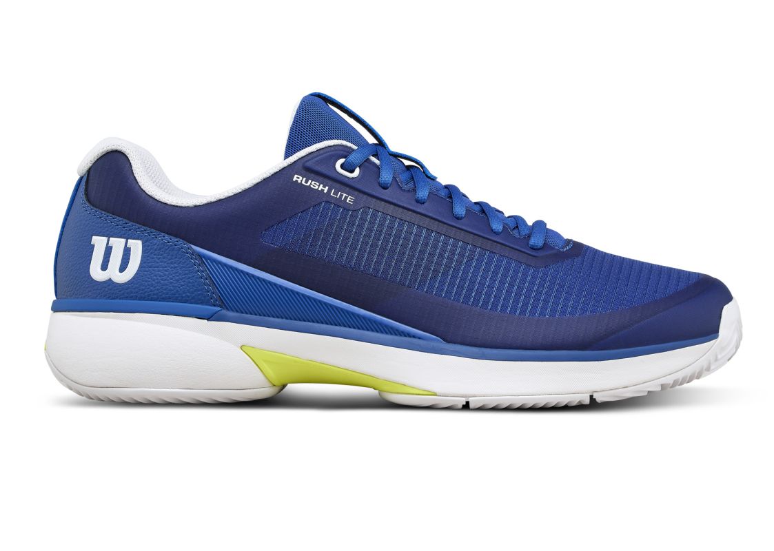 Wilson Rush Lite 5 Clay - deja vu blue/white/safety yellow