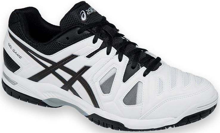 asics-gel-game-5-white-black-silver Asics Gel-Game 5 - white/black/silver