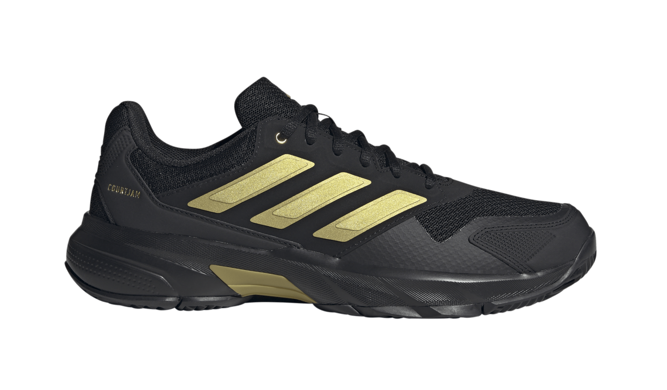 Adidas CourtJam Control 3 - core black/gold metallic/core black 