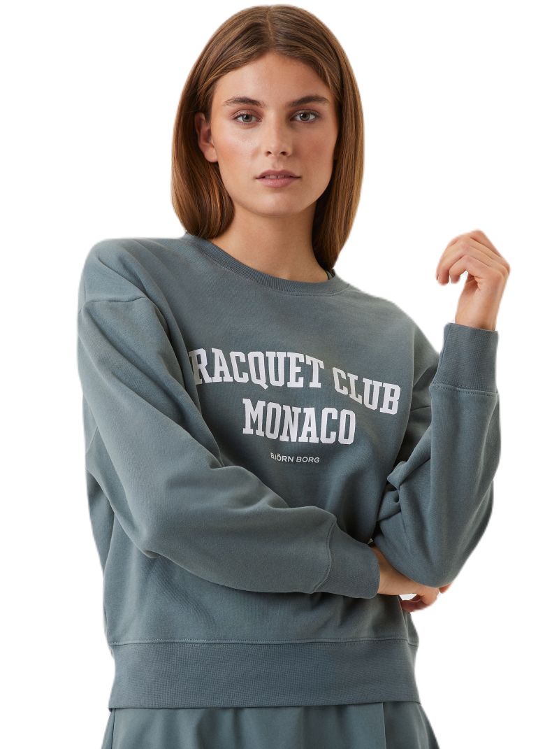 Björn Borg Ace Boyfriend Crew - balsam green