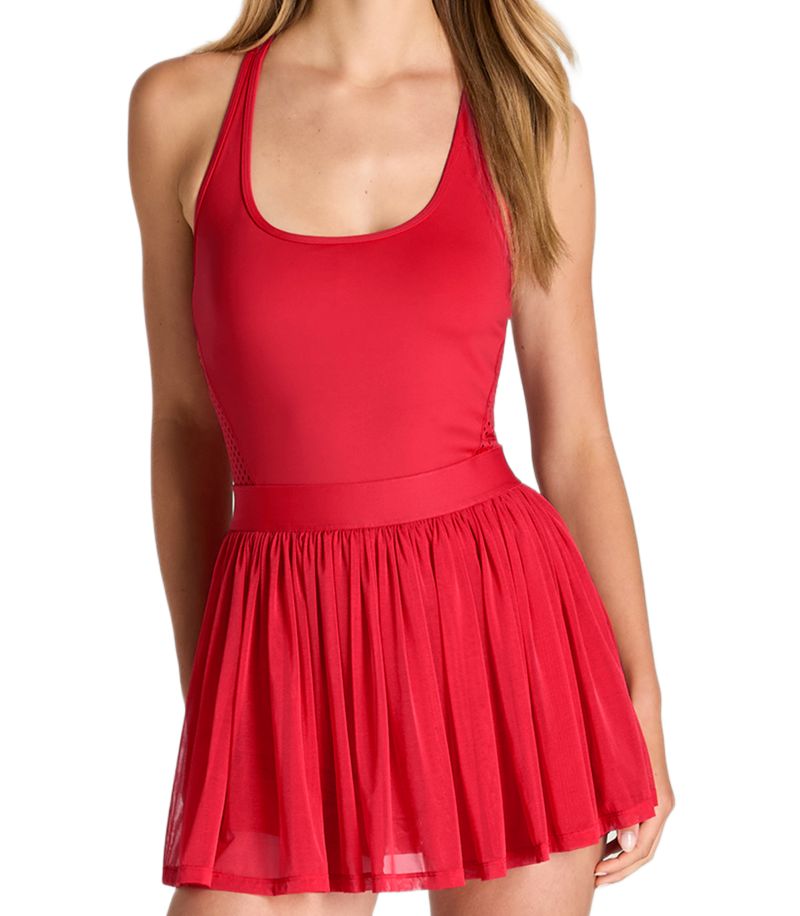 Damska sukienka Wilson Headliner Tennis Dress - varsity red