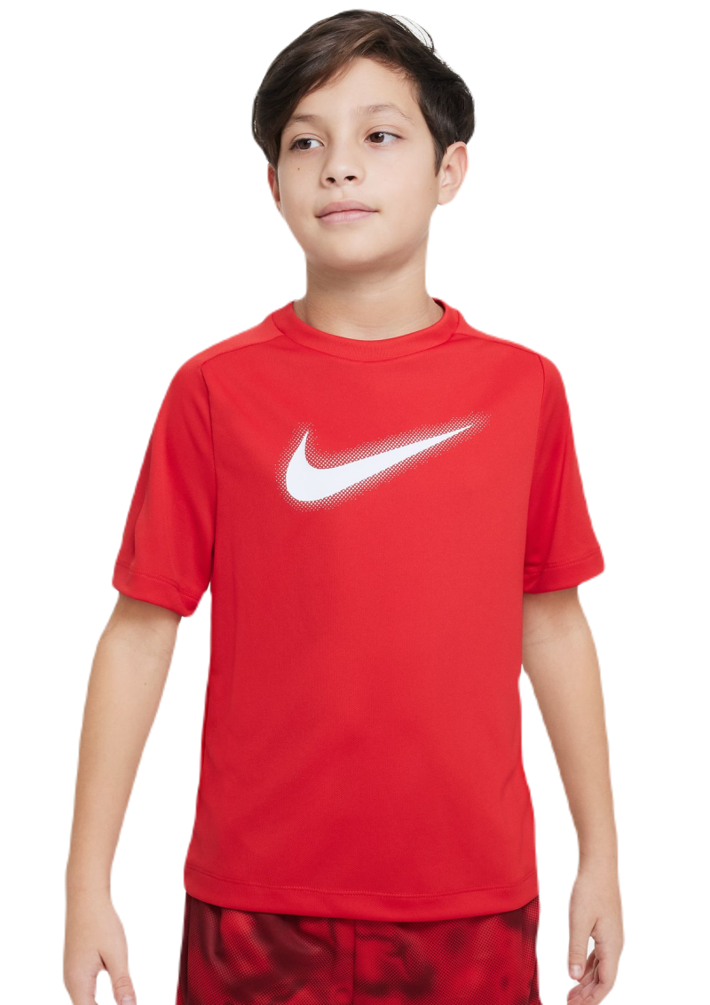 Nike Dri-Fit Multi+ Top - university red/white Nike Dri-Fit Multi+ Top - university red/white