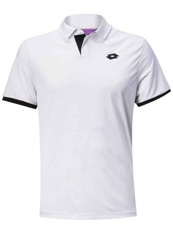 Lotto Top Ten III Polo PL - bright white/all bla