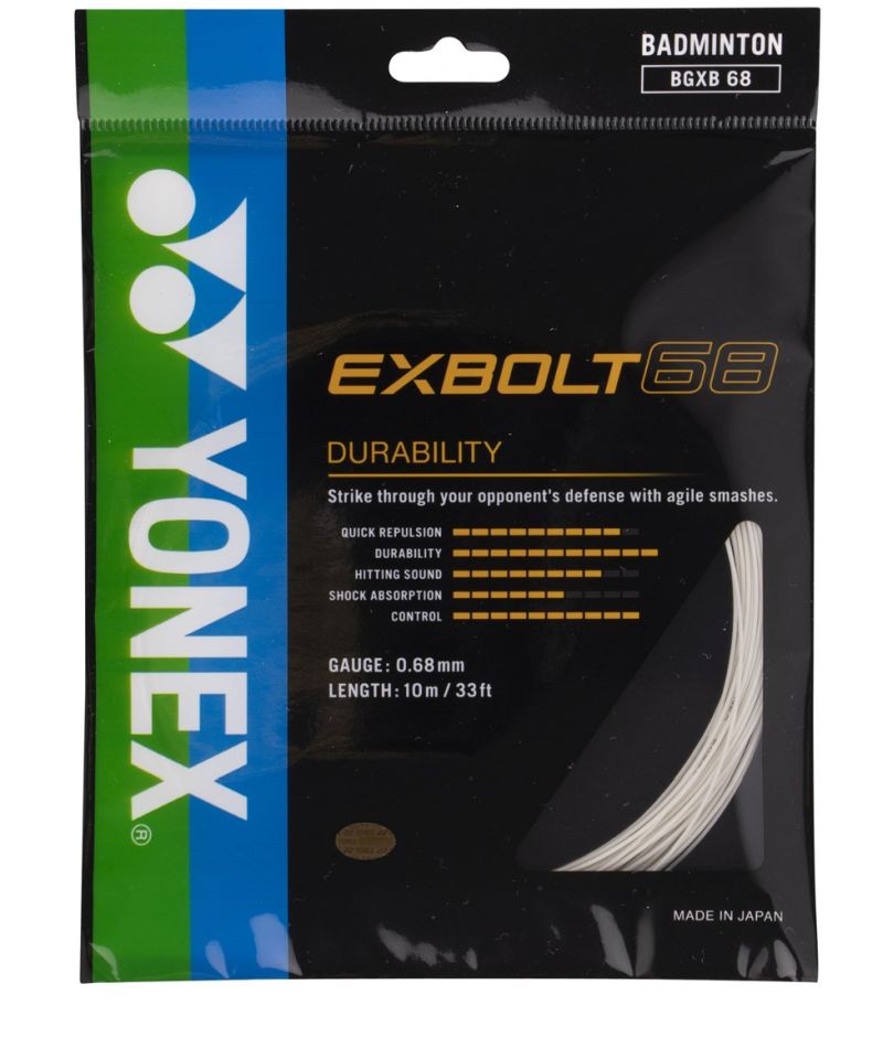 Yonex Exbolt 68 (10 m) - white