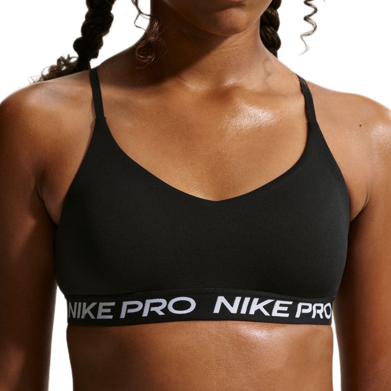 Stanik dziewczęcy Nike Girls Pro Indy - black