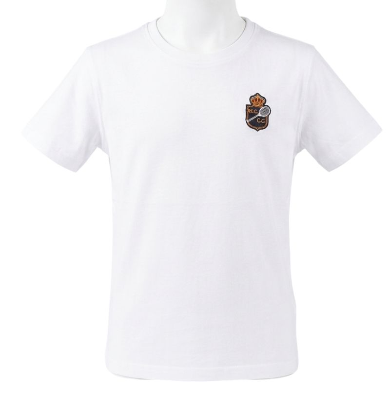 Monte-Carlo Kids Country Club MCCC Print On Back - white Monte-Carlo Kids Country Club MCCC Print On Back - white