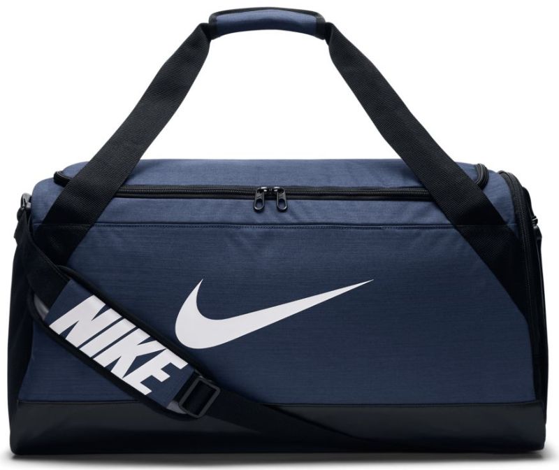 Nike Brasilia Medium Duffel - midnight navy/black/white