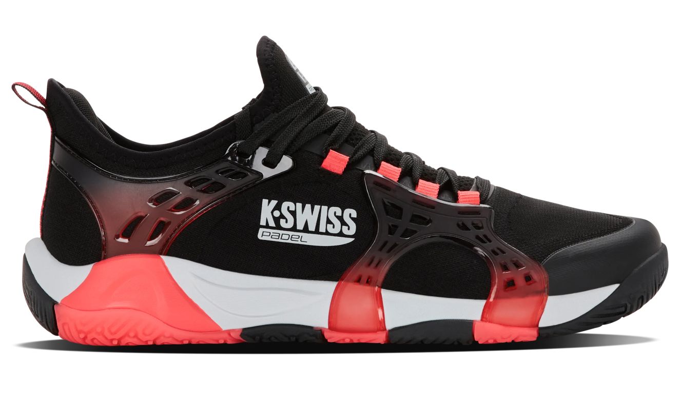 K-Swiss K-Frame Padel - black/micro chip/neon lava