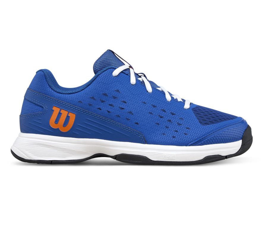 Wilson Rush Pro Jr - deja vu blue/orange tiger/white Wilson Rush Pro Jr - deja vu blue/orange tiger/white