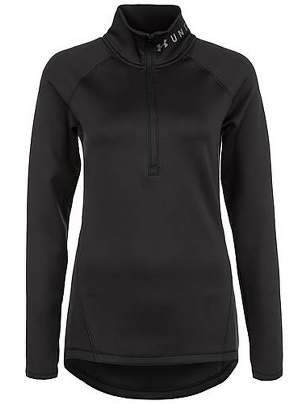 Under Armour Women's ColdGear Armour 1/2 Zip - black