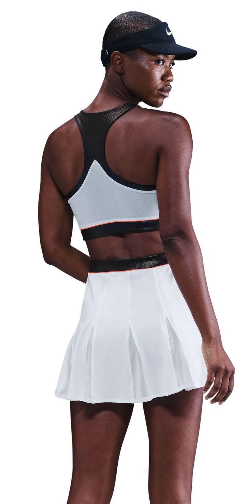 Nike Court Slam Dri-Fit Tennis - white/black/hot punch 