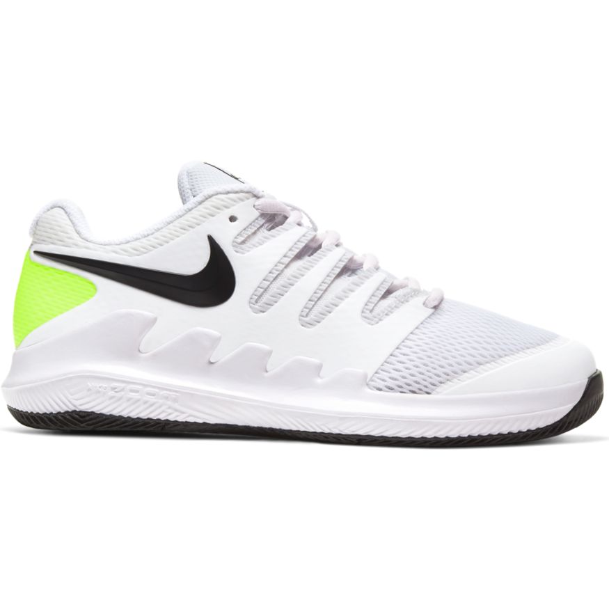 Nike Jr Vapor X - white/black/volt