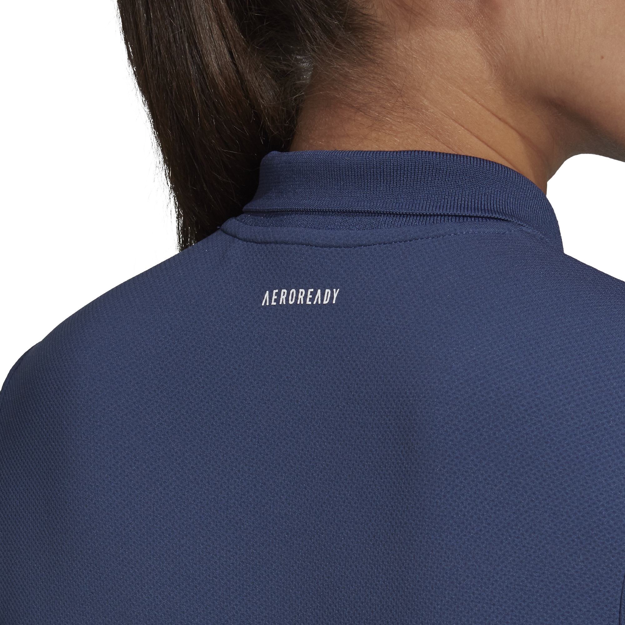 Adidas W Club 3 Stripes Polo - tech indigo/matte silver