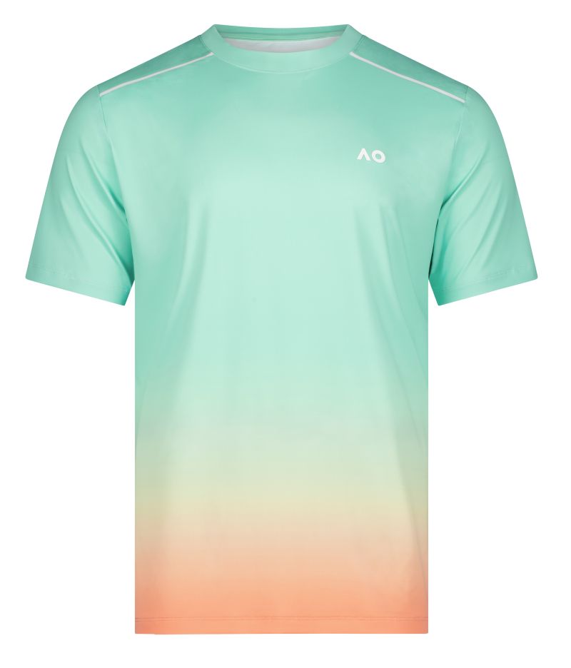 Australian Open Performance Tee - calypso ombre Australian Open Performance Tee - calypso ombre