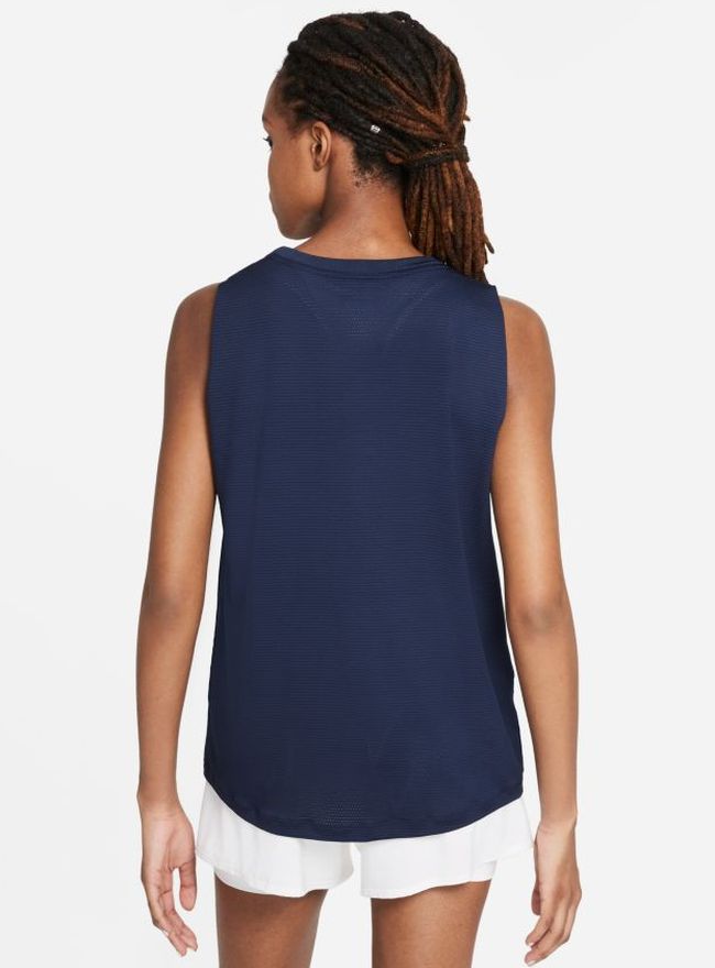 Nike Court Dri-Fit Advantage Tank W - obsidian/obsidian/white