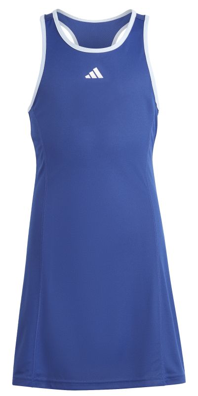 HS0564_1_APPAREL_Photography_Standard-Top-Part-View_white Adidas Girls Club Dress - victory blue