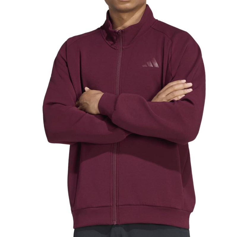 Męska bluza Adidas Cover Up - maroon
