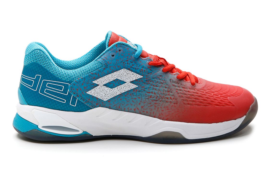 Lotto Superrapida 100 - grenadine red/all white/blue bird