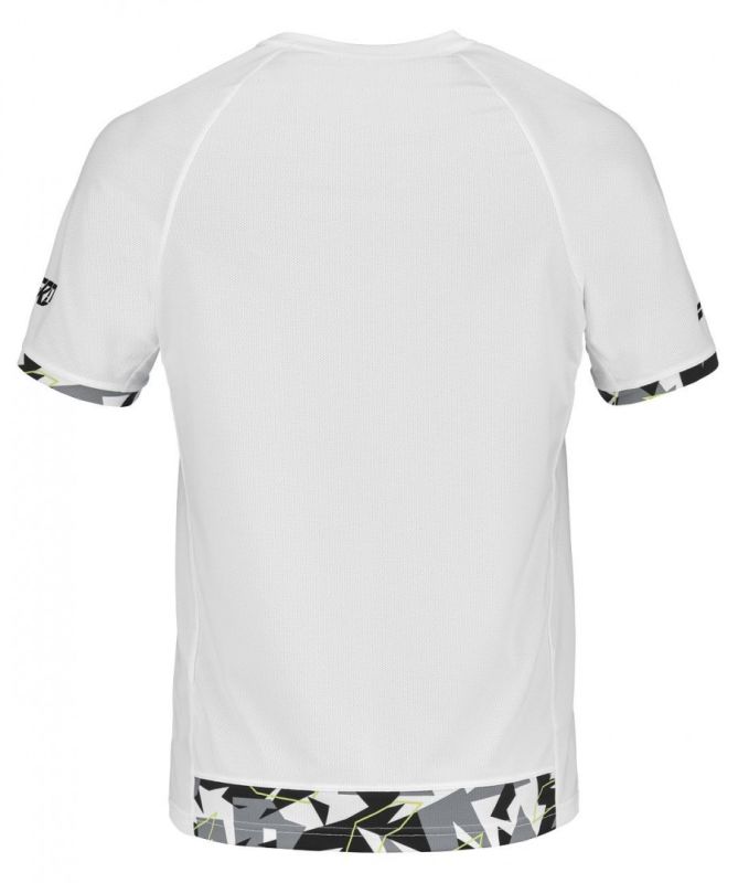 Babolat Aero Crew Neck Tee - white/white