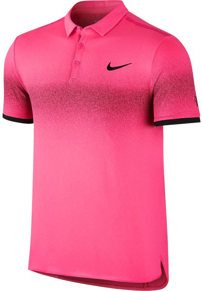 Nike RF Advantage Premier Polo - hyper pink/black