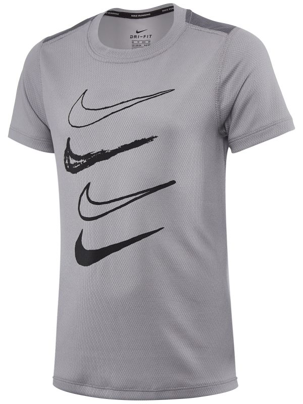 Nike B Dry Top GFX - atmosphere grey/gunsmoke/black