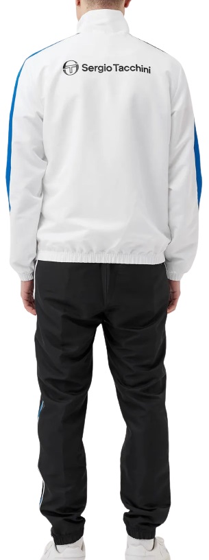 Herren Tennistrainingsanzug Sergio Tacchini Agave Tracksuit -  black/white/blue