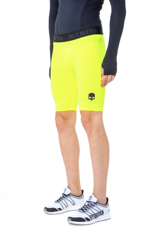 Hydrogen Second Skin Shorts Man - fluo yellow