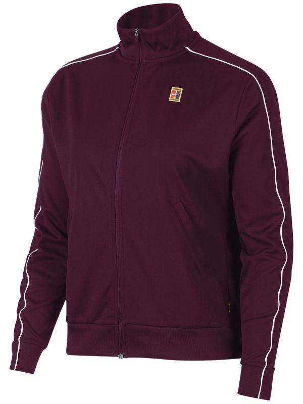 Nike Court Warm Up Jacket - bordeaux/white