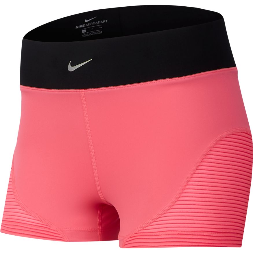 Nike Pro AeroAdapt 3in Short - digital pink/blacl/metallic silver
