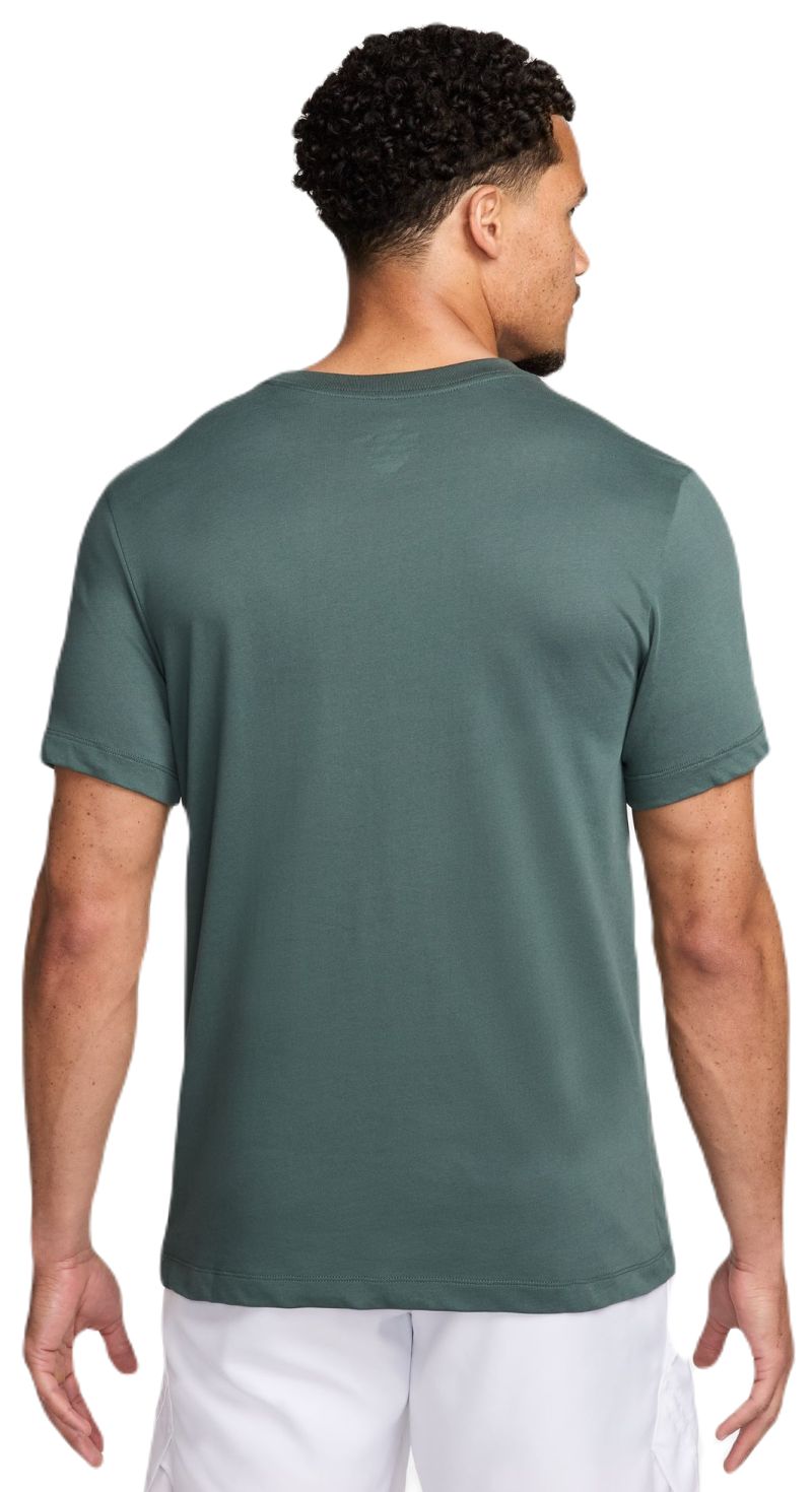 Nike Court Dri-Fit Short Sleeve T-Shirt - vintage green